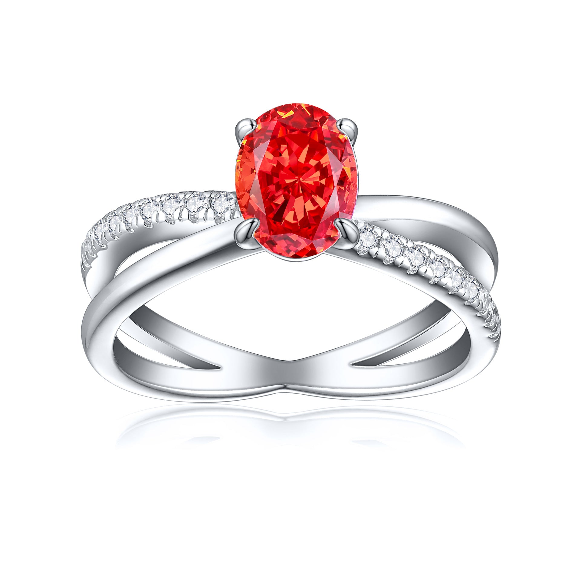 Damen-Verlobungsring mit kunstvollem, markantem Design und strahlendem Hauptstein Shop Nory