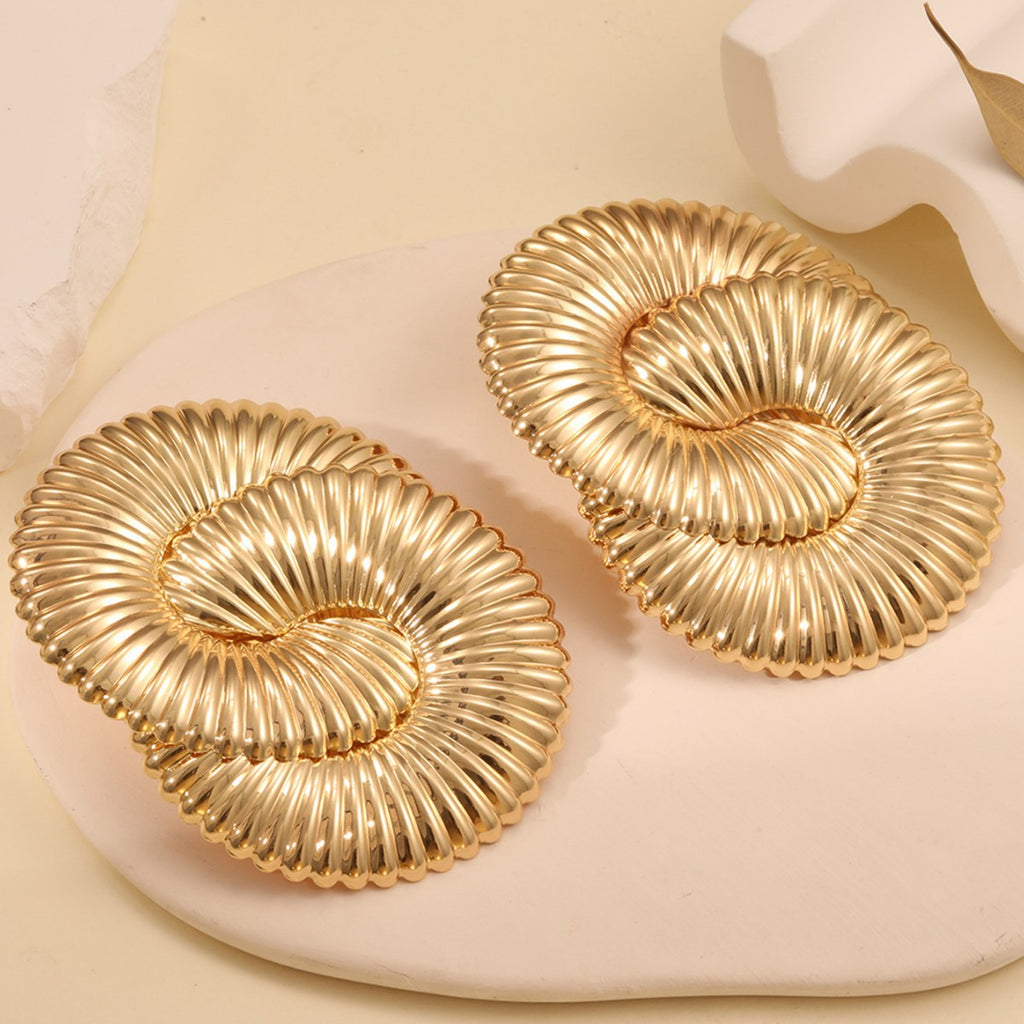 Damen Ohrstecker im geschwungenen Spiraldesign Shop Nory