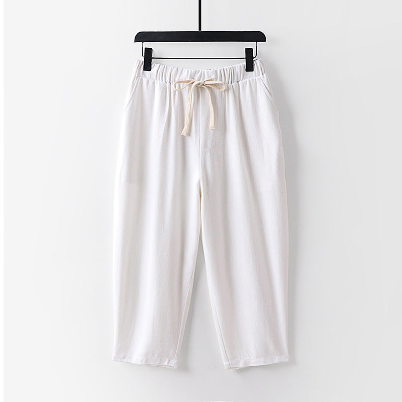 Damen Lässige Jogginghose mit Zugband und weitem Bein Shop Nory