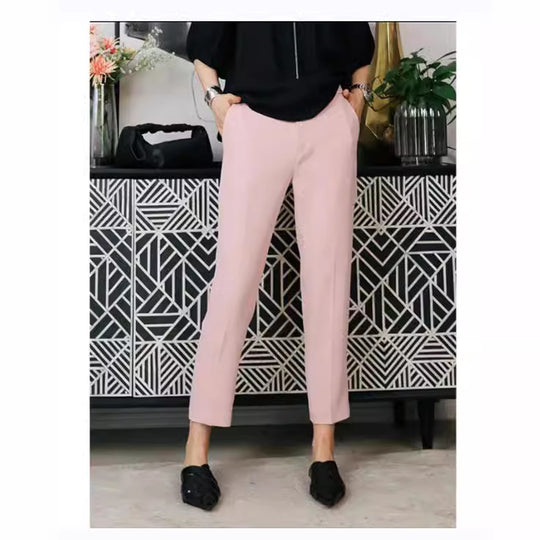 Damen Hochtaillierte Business-Hose Shop Nory