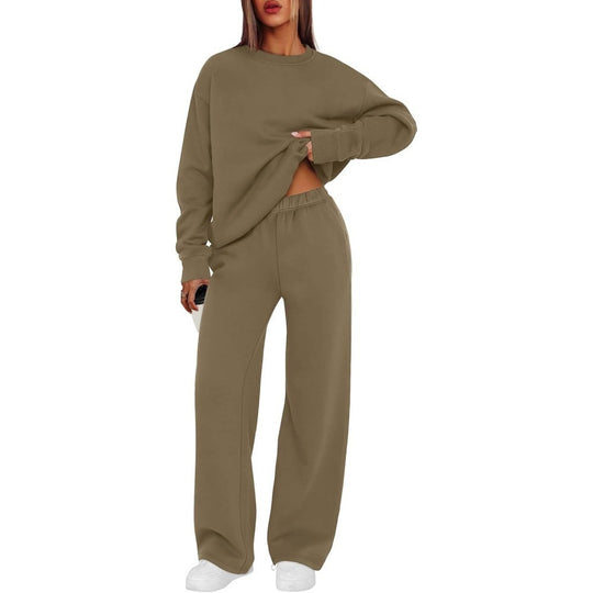 Damen nan lässiges Sweatshirt und weite Jogginghose Set Shop Nory