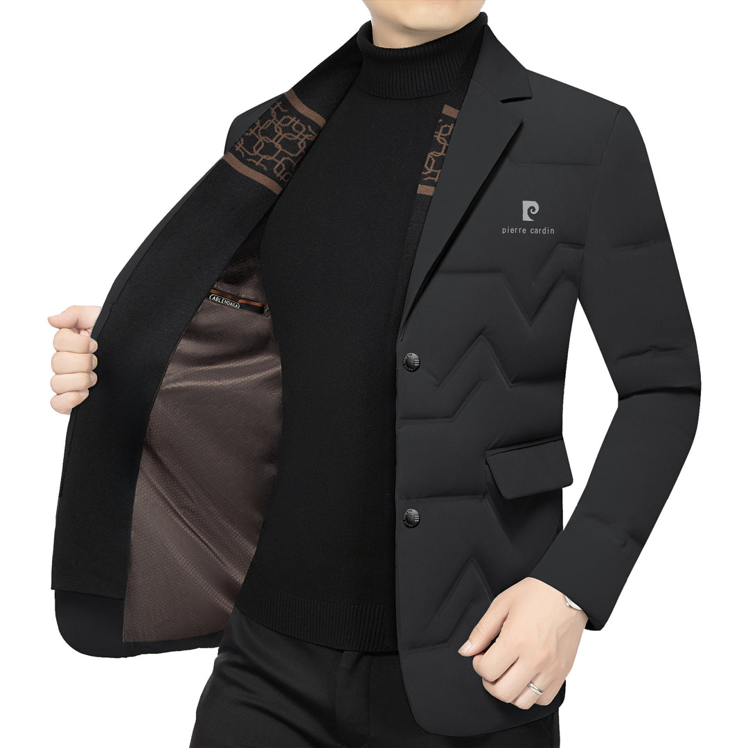 Herren Gepolstertes Business-Sakko mit gesteppter Optik und Notch-Revers Shop Nory