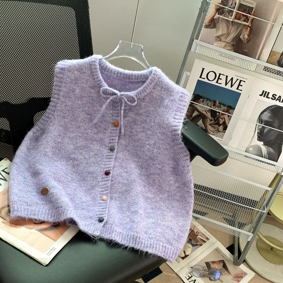 Damen Wolle V-Ausschnitt Pullunder Shop Nory