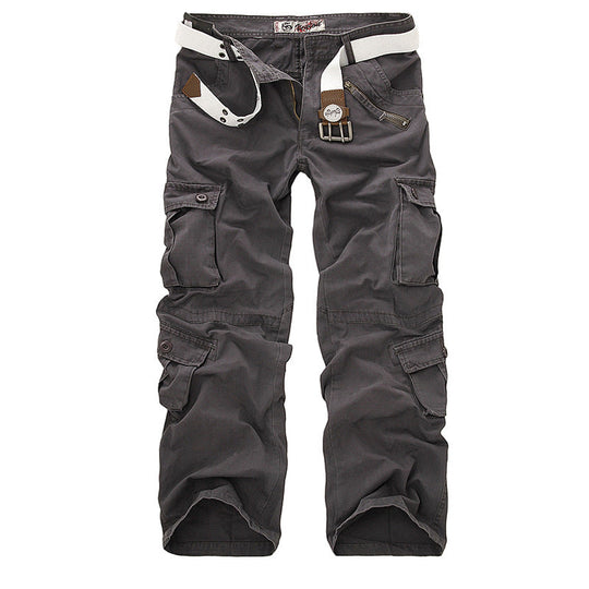 Herren Cargo-Hose mit elastischem Bund und vielseitigen Taschen