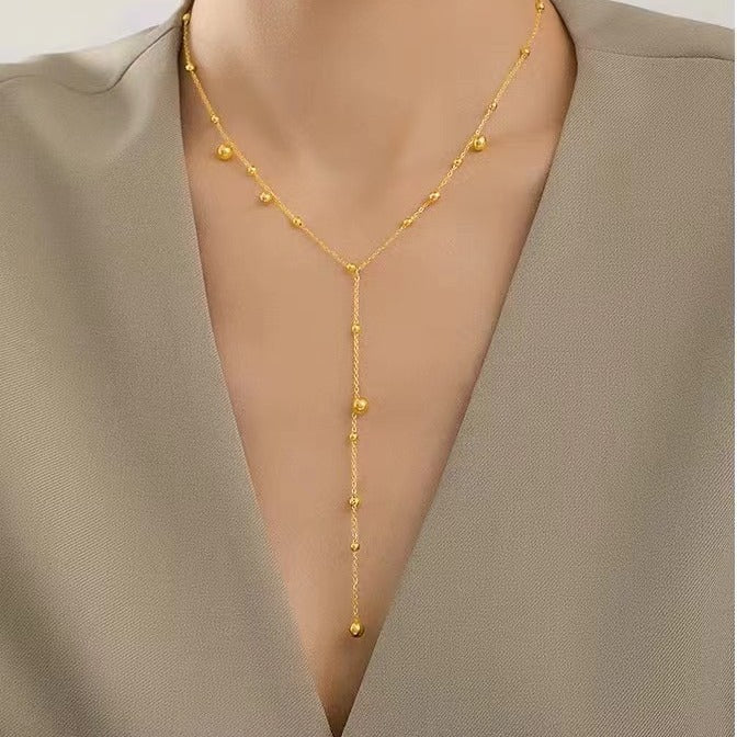 Frauen Elegante Y-Kettenhalskette Shop Nory