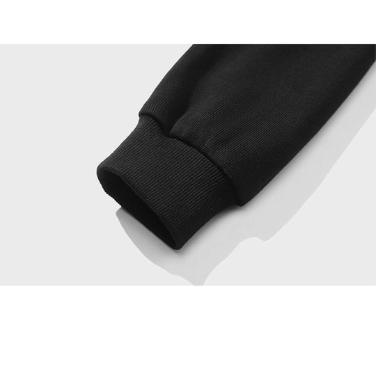 Unisex nan Boxy-Kapuzenpullover mit überlappender Kapuze, verdeckter Kängurutasche und gerippten Bündchen Shop Nory