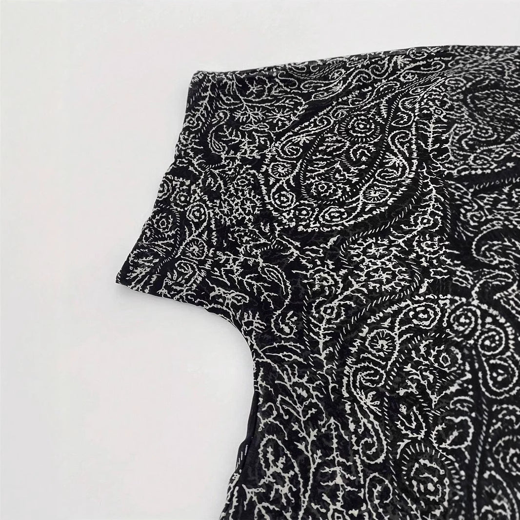 Damen Kimono-Jacke mit trendigem Muster und lockerem Schnitt