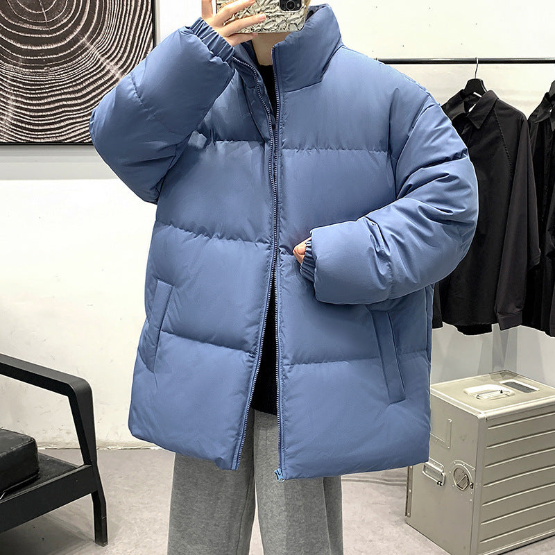 Damen Gepolsterte Oversize-Steppjacke mit hohem Stehkragen und geradem Schnitt Shop Nory