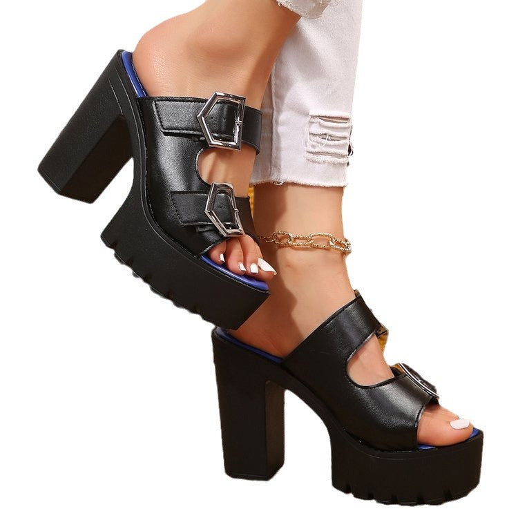 Damen Plateau Sandalen