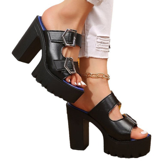 Damen Plateau Sandalen