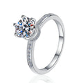 Damen Verlobungsring mit strahlendem Zirkonia und kunstvollem Design Shop Nory