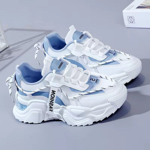 Damen Atmungsaktive und modische Chunky Sneakers