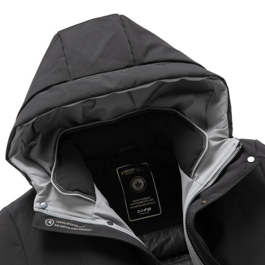 Herren wasserabweisender Parka mit abnehmbarer Stepp-Innenjacke Shop Nory