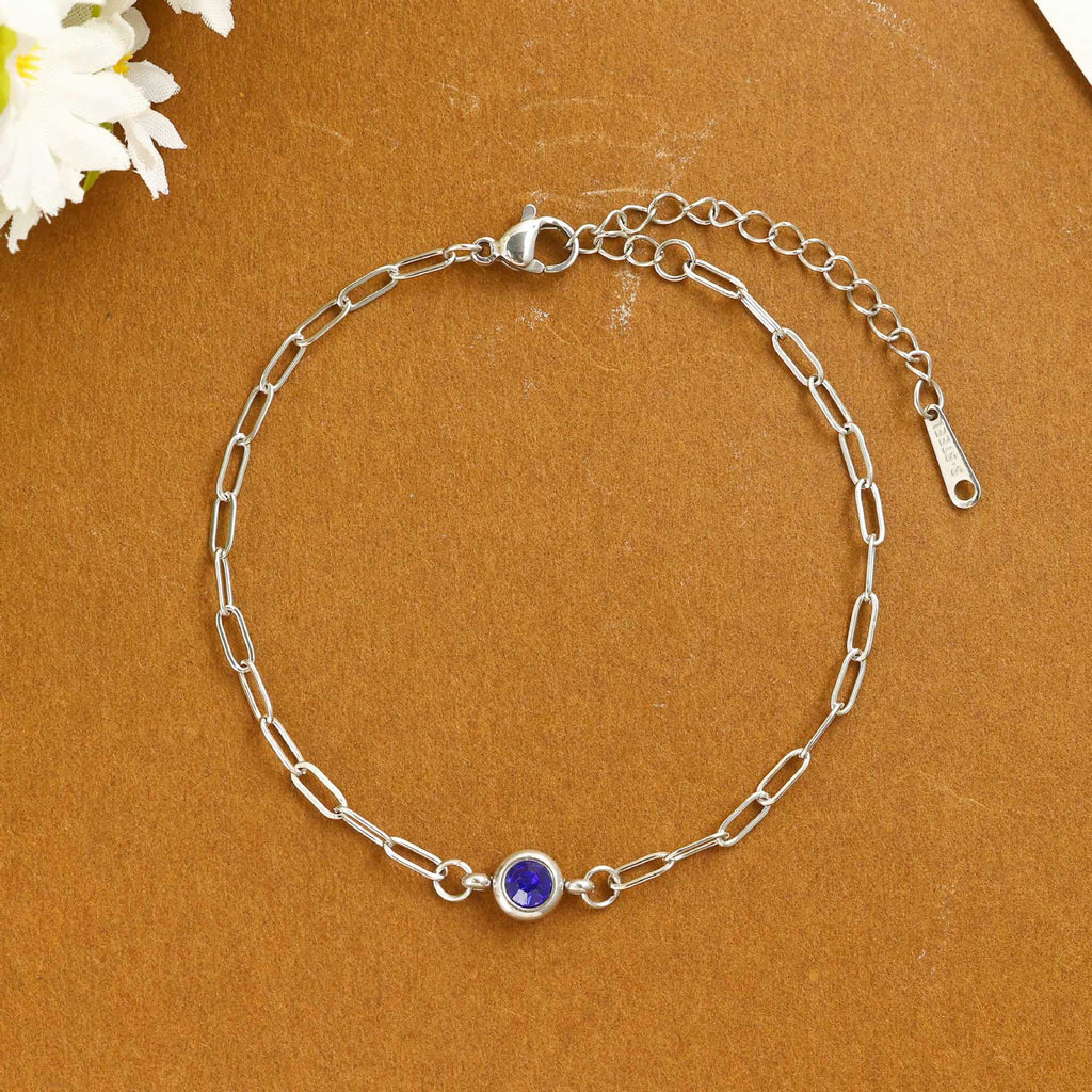 Damen zartes Armband mit funkelndem Kristall Shop Nory