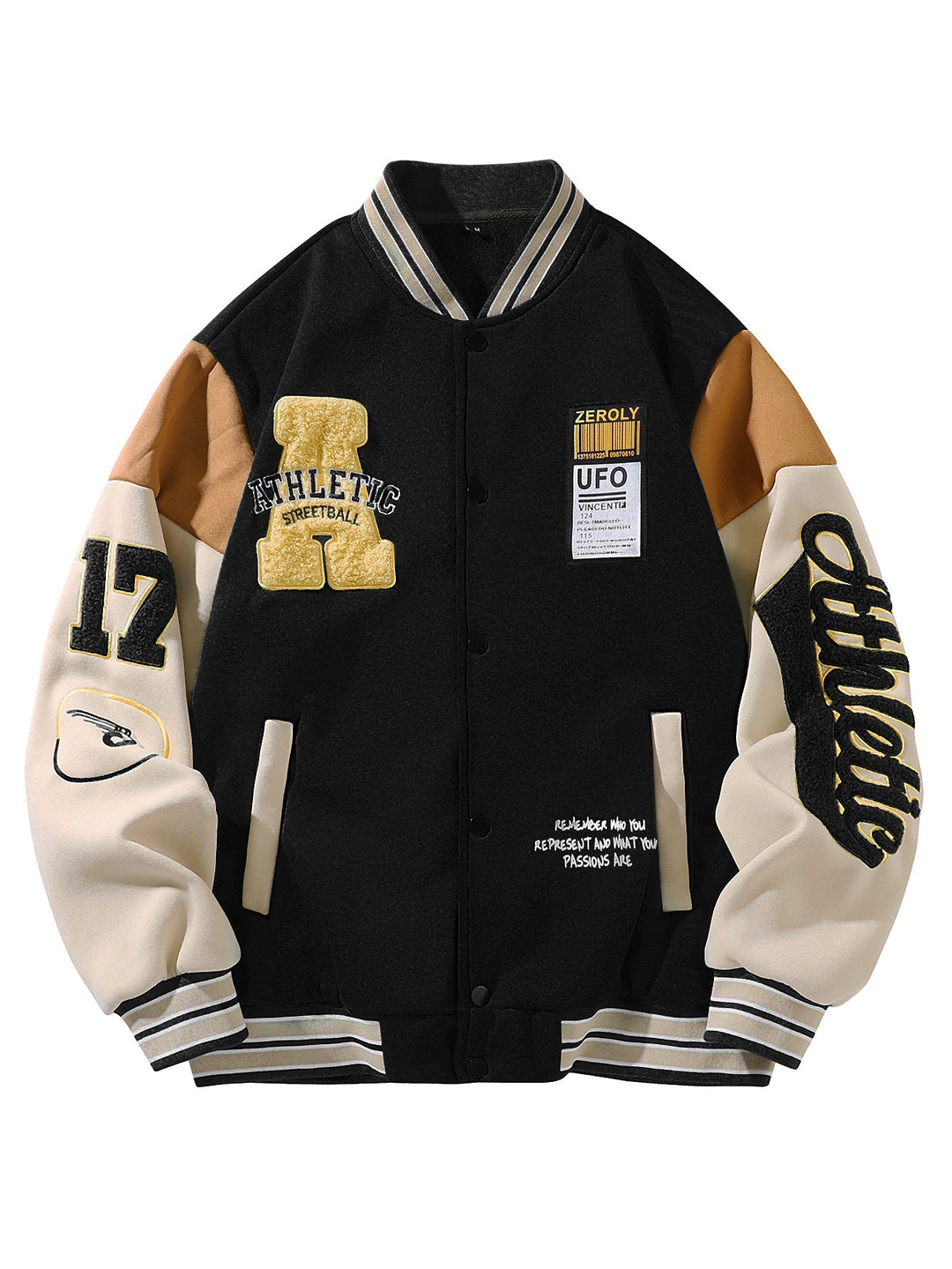 Herren Elegante College-Jacke Shop Nory