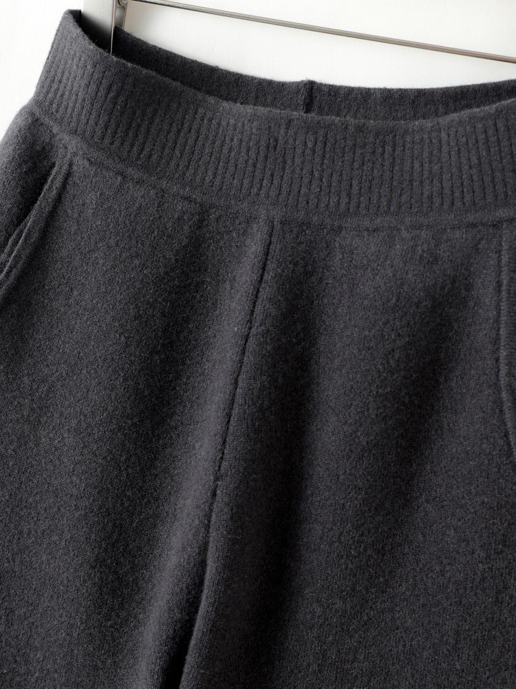 Damen Hochtaillierte Strickhose mit kaschmirähnlicher Haptik und schmal zulaufendem Bein Shop Nory
