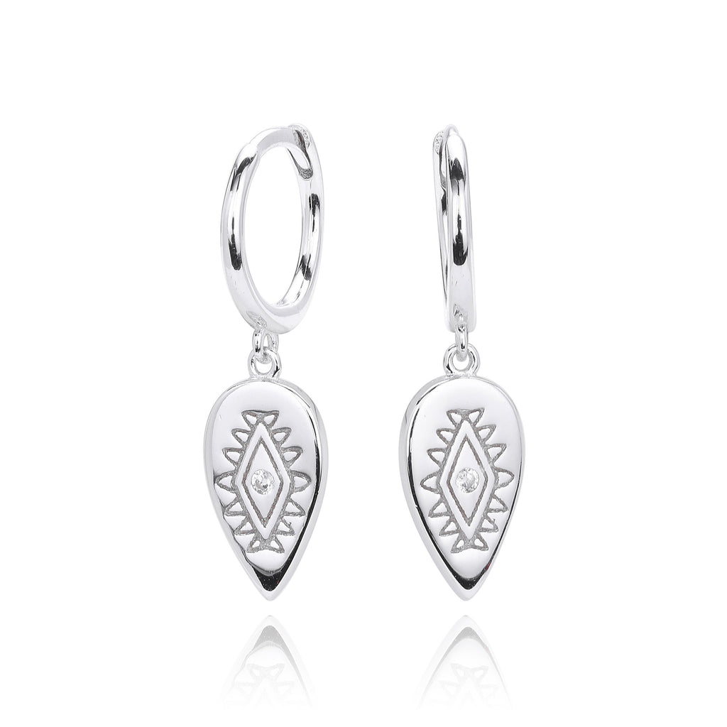 Damen Ohrhänger mit luxuriösem Tropfenmotiv aus 925 Sterling Silber Shop Nory