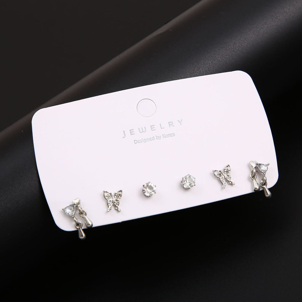 Damen Ohrstecker-Set mit vielseitigen Designs und eleganten Anhängern Shop Nory