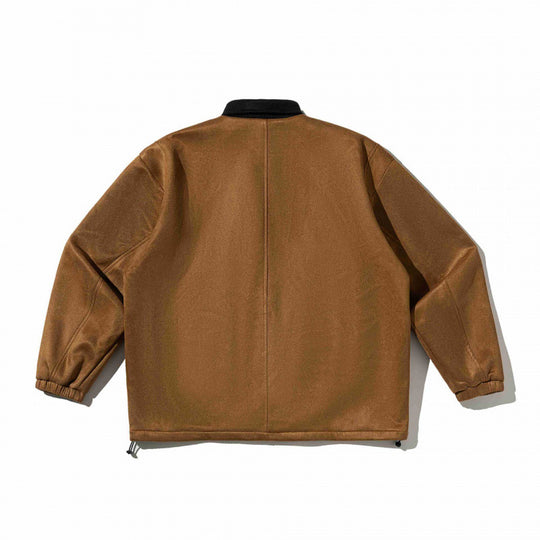 Herren Kastenförmige Wollmix-Blousonjacke mit Cordkragen, Pattentaschen und Tunnelzugsaum Shop Nory