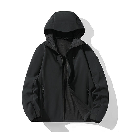 Damen Softshelljacke mit Kapuze und Fleece-Innenfutter, winddicht wasserabweisend Shop Nory