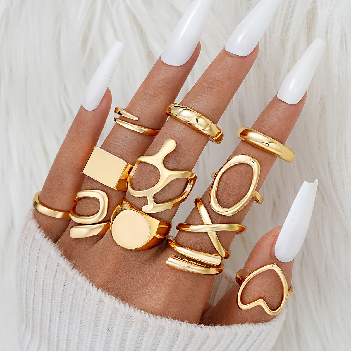 Damen Ring-Kollektion mit geschwungenen und eleganten Designs Shop Nory