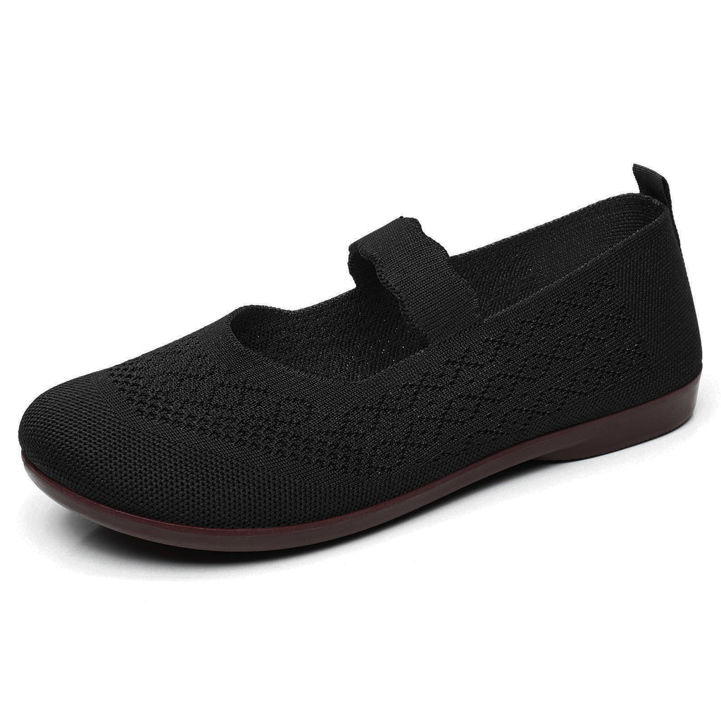 Damen Komfortable Slip-On Ballerinas