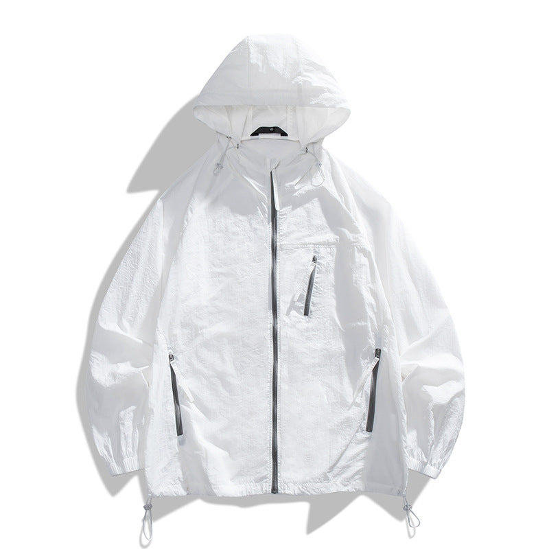 Herren leichtgewichtige Windjacke mit praktischen Taschen und atmungsaktiven Eigenschaften
