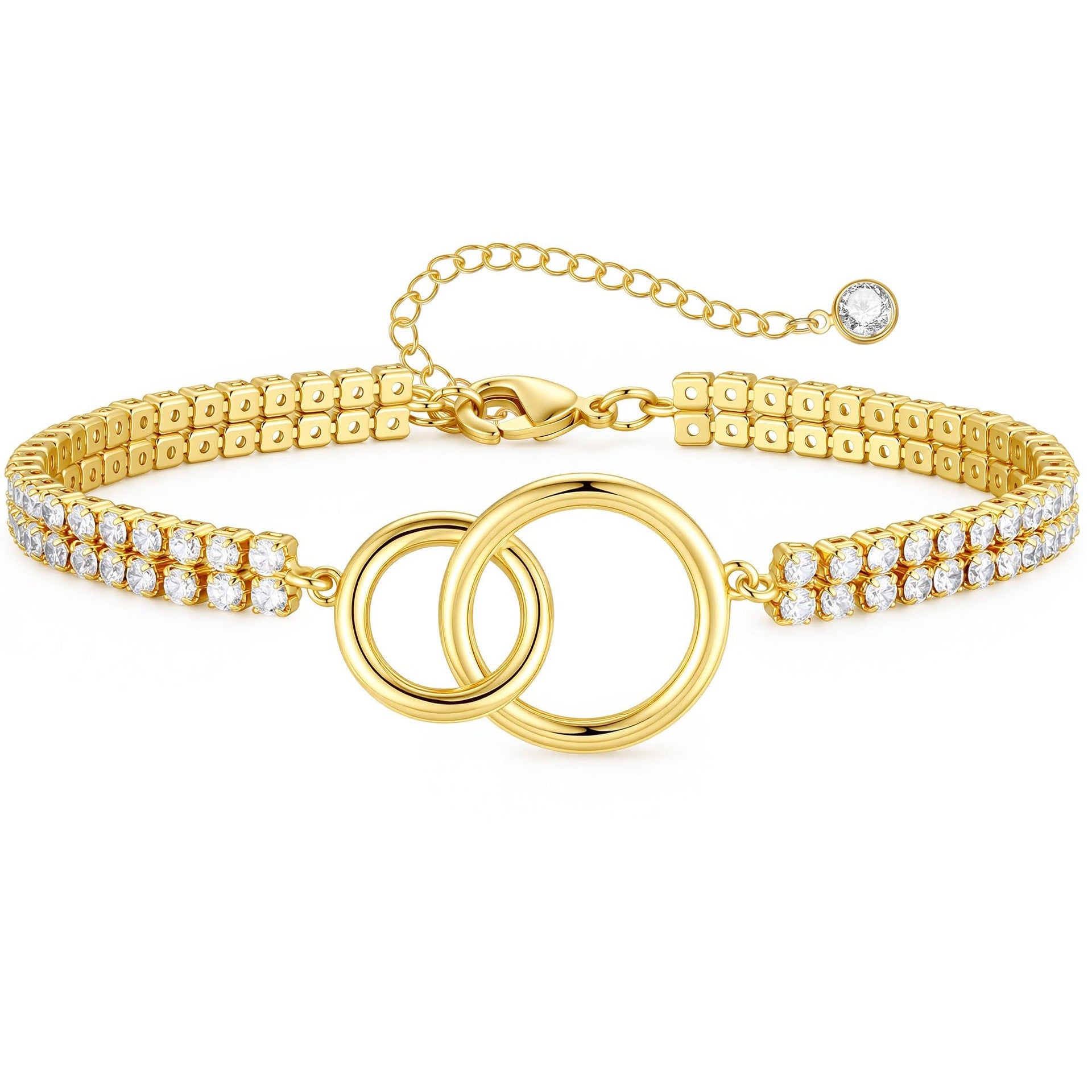 Damen Armband mit funkelndem Unendlichkeitssymbol und eleganter Kettengestaltung Shop Nory