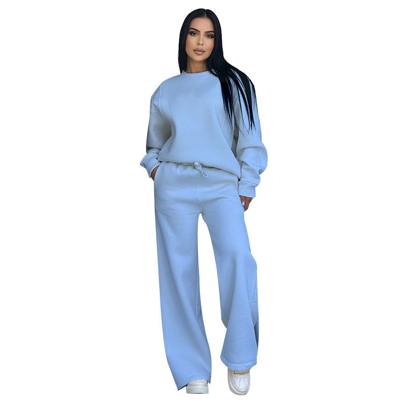 Damen Sportliches Sweatshirt und Hosen Set
