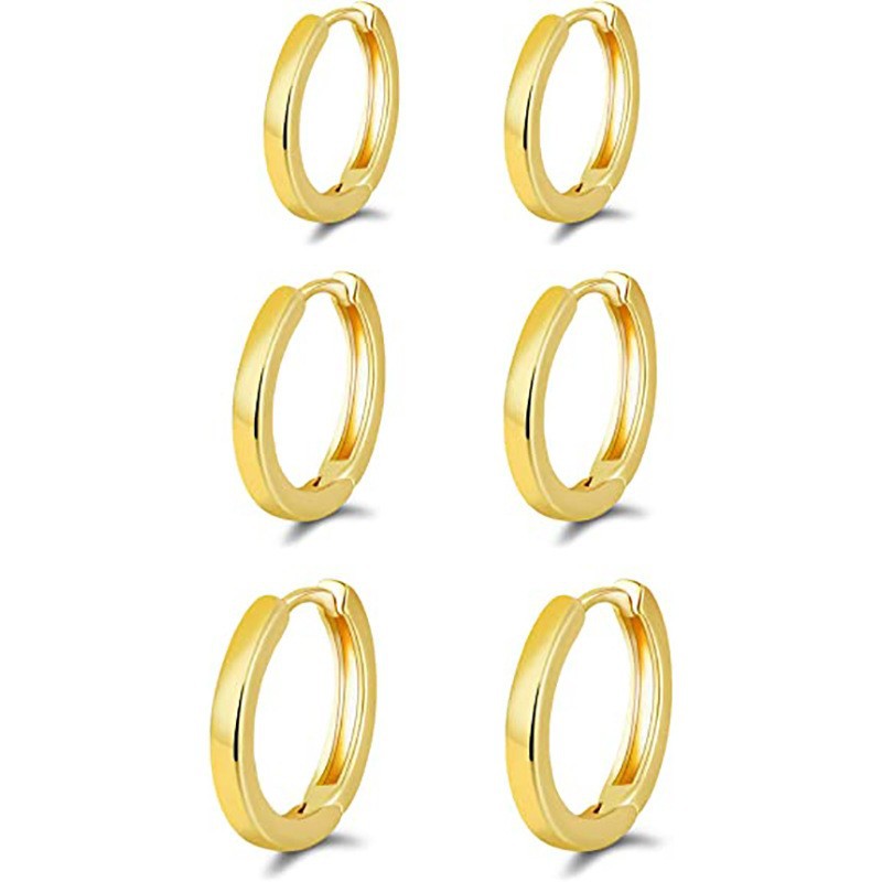 Damen Creolen Ohrringe Set Shop Nory