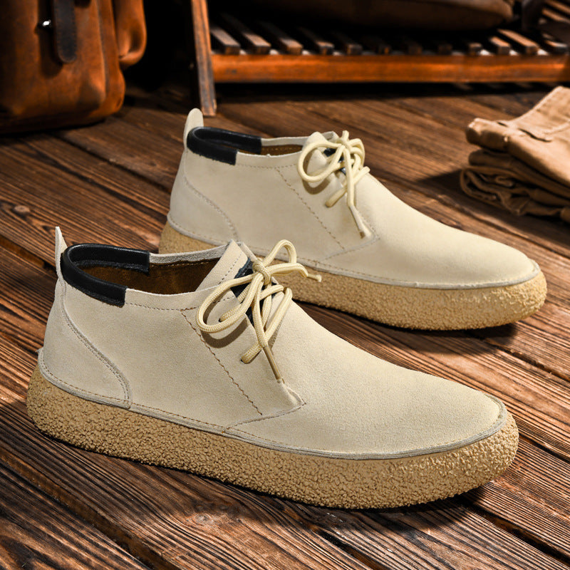 Herren Bequeme Chukka-Stiefel mit rutschfester Sohle und atmungsaktivem Design Shopnory
