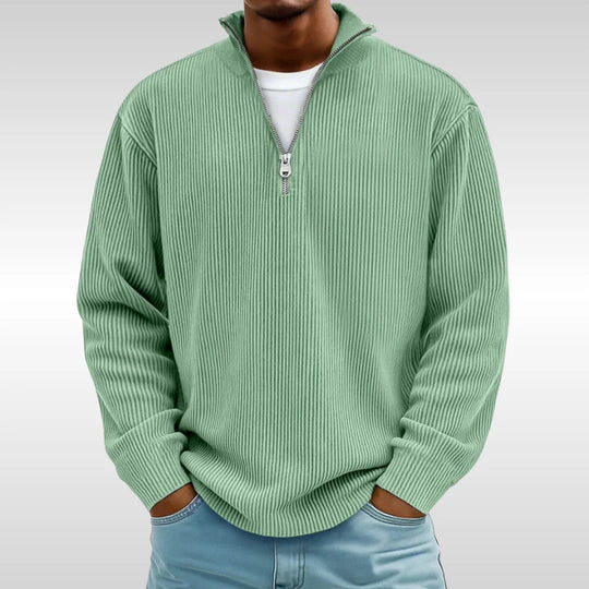 Herren Modischer Zip-Pullover