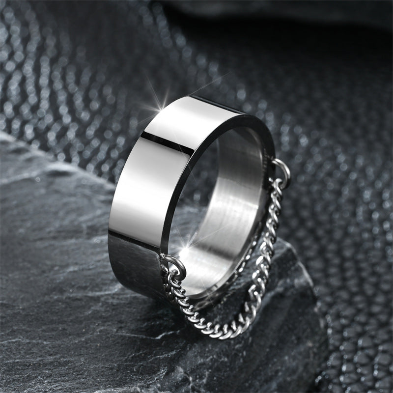 Herren Ring mit innovativem Kettenanhänger Shop Nory