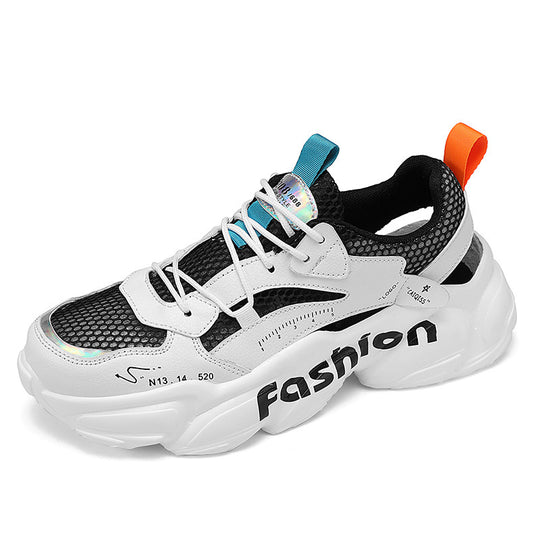 Unisex Voluminöse Chunky-Sneaker mit atmungsaktivem Mesh und profilierter Plateausohle Shopy Nory