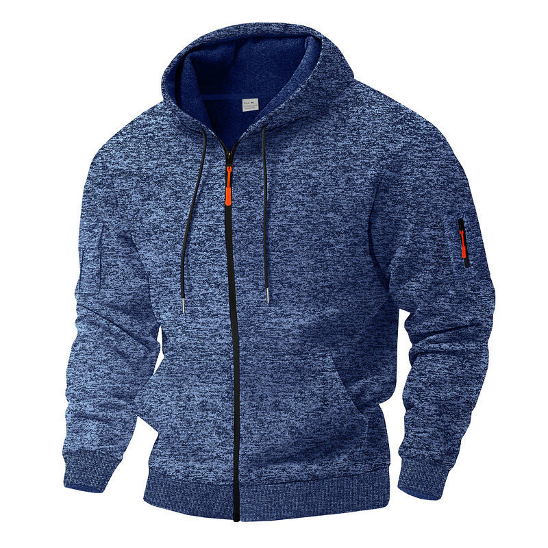 Herren nan Kapuzenjacke mit durchgehendem Reißverschluss und Thermofutter Shop Nory