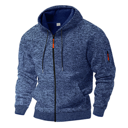 Herren nan Kapuzenjacke mit durchgehendem Reißverschluss und Thermofutter Shop Nory