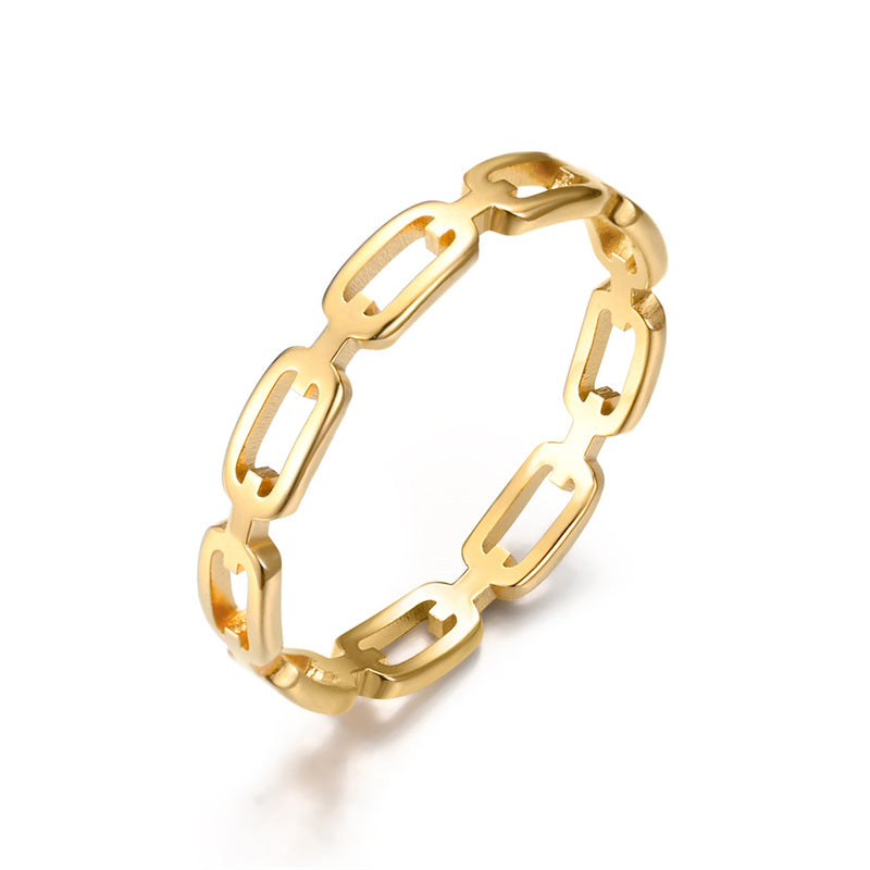 Damen Designer-Ring mit innovativem Kettendesign Shop Nory