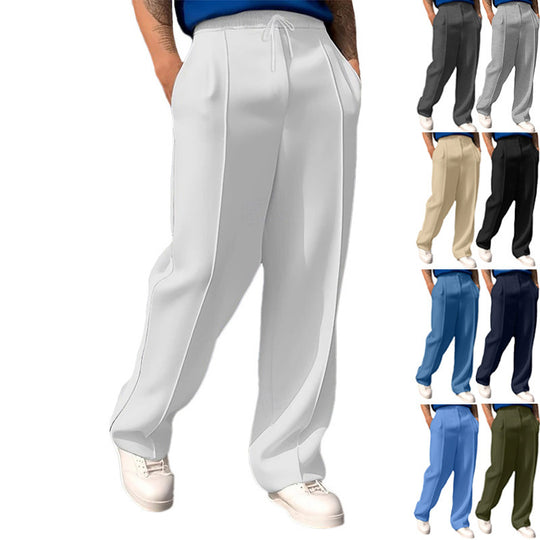Herren nan tapered Jogginghose mit Ziernaht, elastischem Kordelbund und schlanker Beinpartie Shop Nory