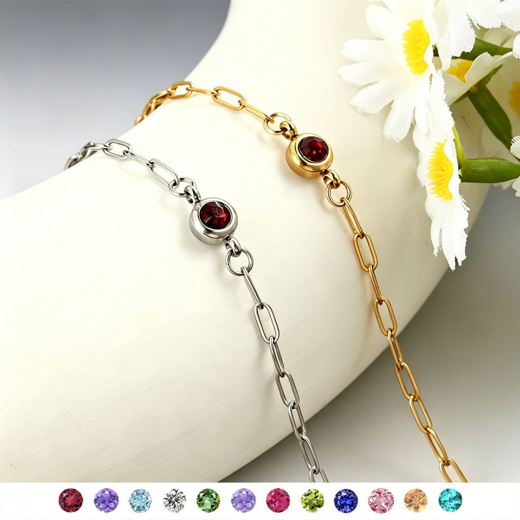 Damen zartes Armband mit funkelndem Kristall Shop Nory
