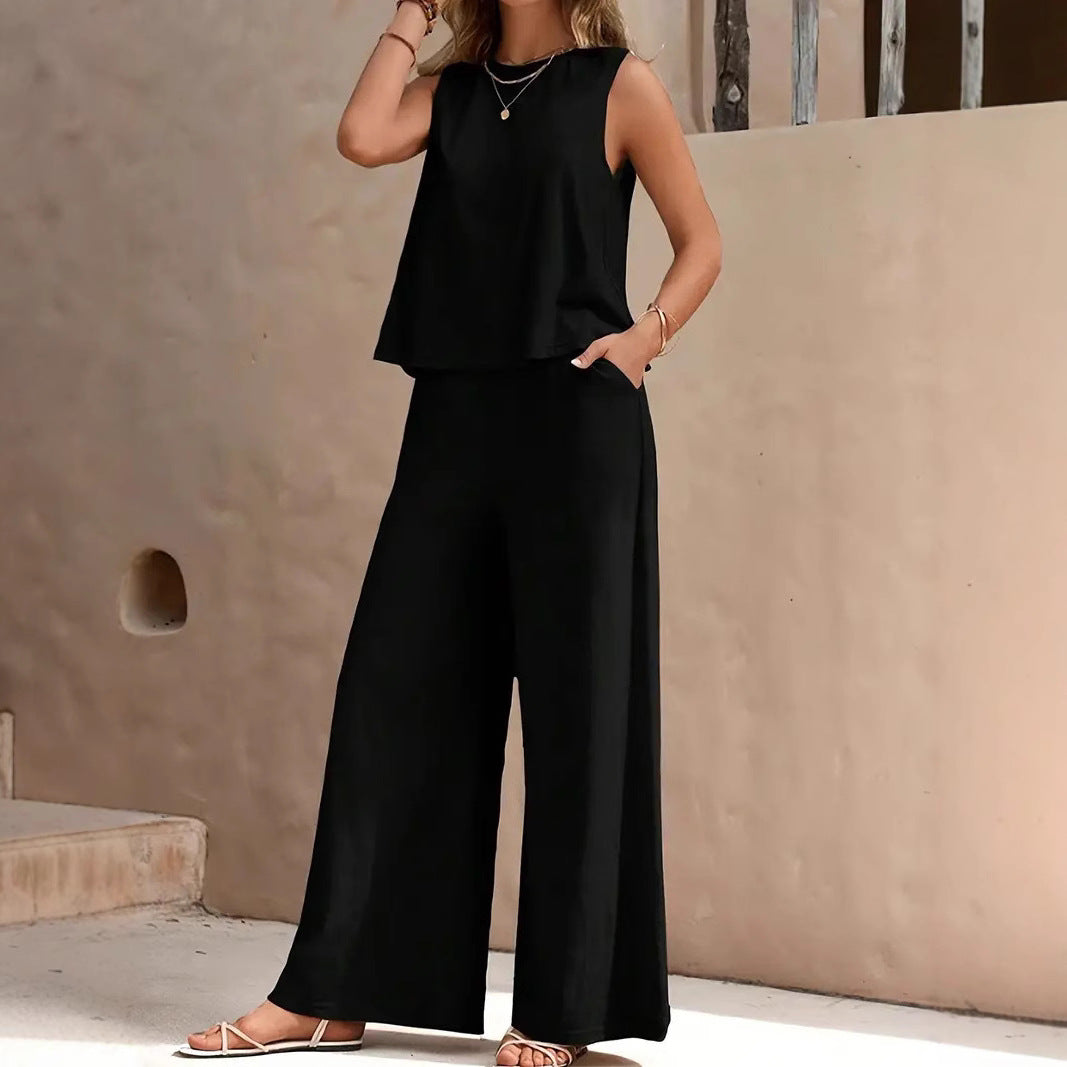 Damen Komfortables und elegantes Loungeset mit weitem Schnitt