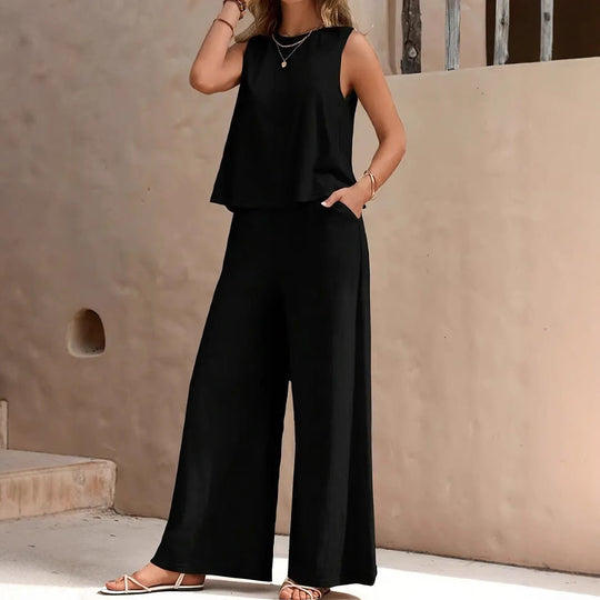 Damen Komfortables und elegantes Loungeset mit weitem Schnitt