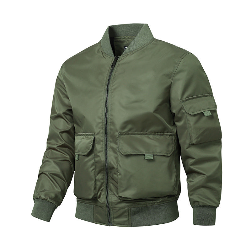 Herren Bomberjacke im Utility‑Style mit windabweisender Shell, Mehrfachtaschen und Rippbündchen Shop Nory
