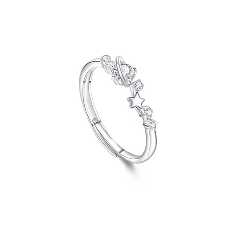 Damen eleganter Verlobungsring mit funkelnden Zirkonia Shop Nory