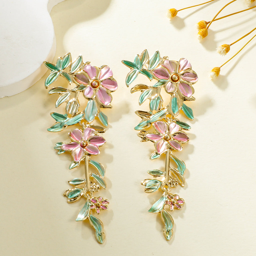 Damen Ohrringe im bezaubernden floralen Design Shop Nory