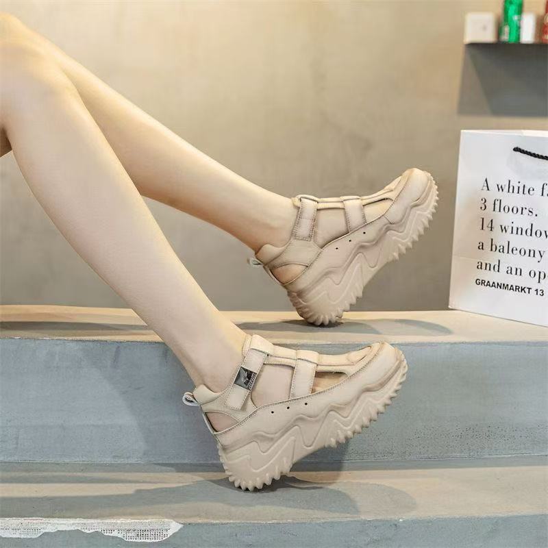 Damen Trendige Sandalen mit rutschfester Sohle und verstellbarem Riemensystem Shopnory