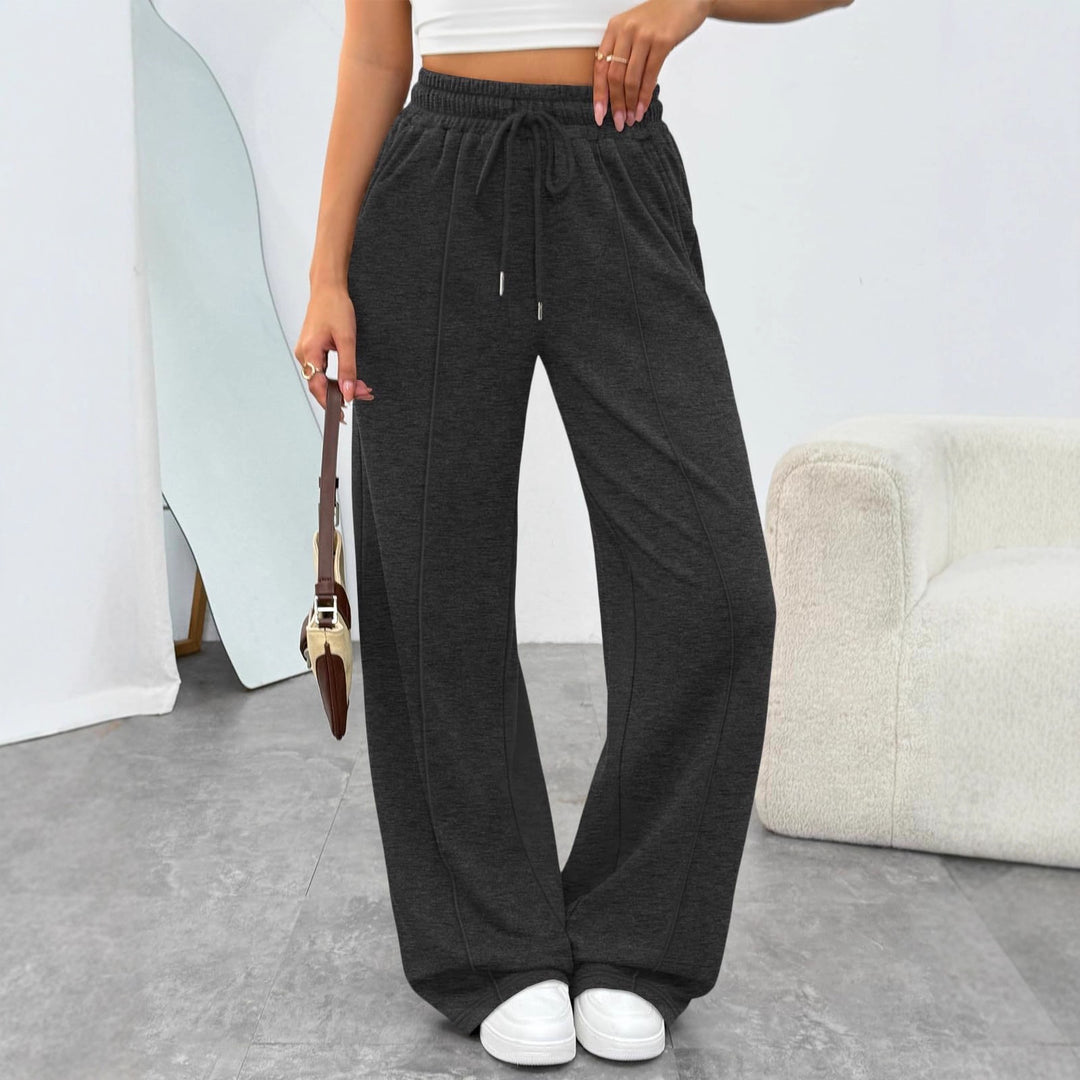 Damen nan komfortable High-Waist Jogginghose mit Kordelzug und tiefen Eingrifftaschen Shop Nory
