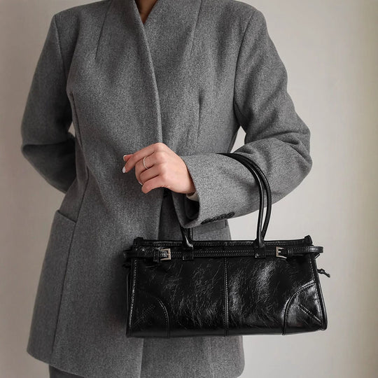 Damen Figurnaher Wollmix-Mantel im Cocoon-Schnitt mit verdeckter Knopfleiste Shop Nory