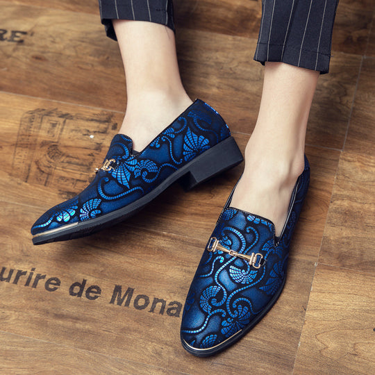 Herren eleganter Slip-On Loafer mit dekorativem Metalldetail, spitzer Form und gepolstertem Komfortfußbett Shop Nory