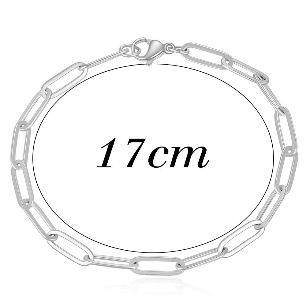 Damen Armband aus Edelstahl im modernen Gliederdesign Shop Nory