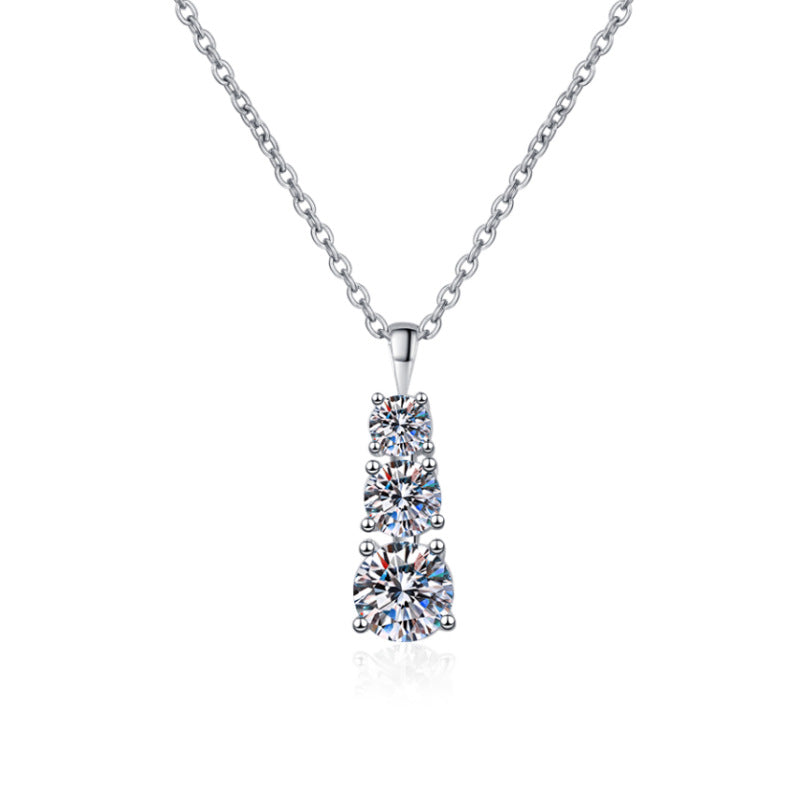 Damen Halskette mit funkelndem Kristall-Design Shop Nory